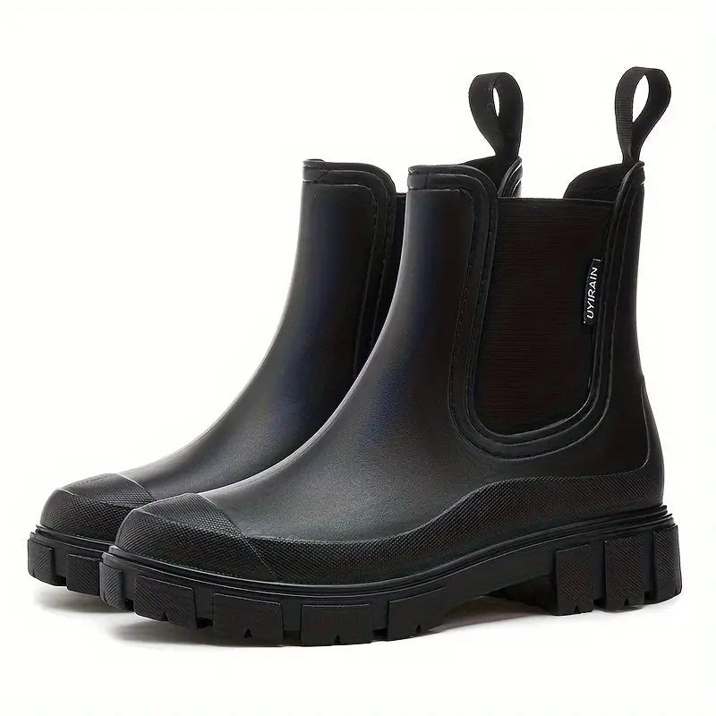 Moncelia Susannah Lug-Sole Chelsea Ankle Boots