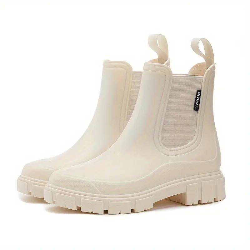 Moncelia Susannah Lug-Sole Chelsea Ankle Boots