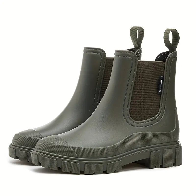 Moncelia Susannah Lug-Sole Chelsea Ankle Boots