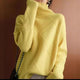 Moncelia Mafalda Diamond Knit Turtleneck Sweater
