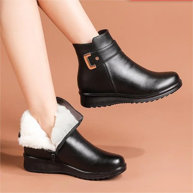 Moncelia Tilda Fleece-Lined Ankle Boots
