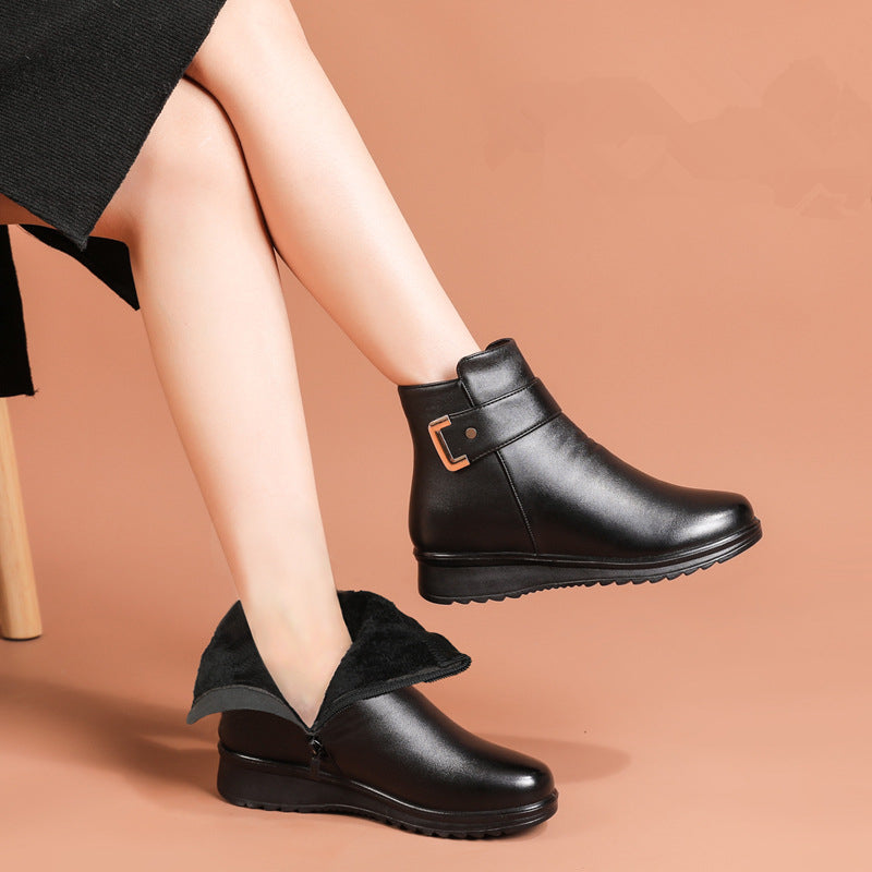 Moncelia Tilda Fleece-Lined Ankle Boots
