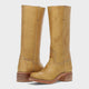 Moncelia Ulla Stacked-Heel Pull-On Knee-High Boots