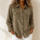 Alva Ribbed Knit Button Front Shacket